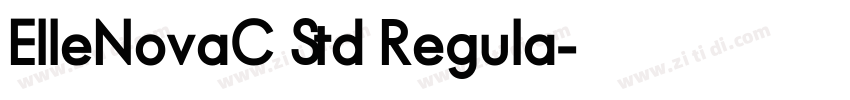 ElleNovaC Std Regula字体转换